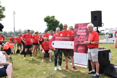Heuver raises € 43,500 during #SamenvoorKarin